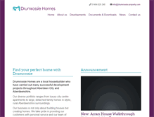 Tablet Screenshot of drumrossie-property.com